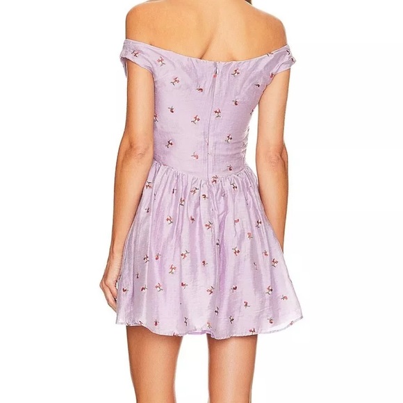 Majorelle Danielle Off The Shoulder Mini Dress - Picture 2 of 7